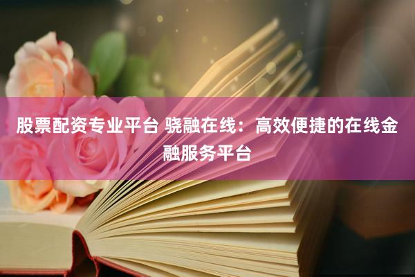 股票配资专业平台 骁融在线：高效便捷的在线金融服务平台