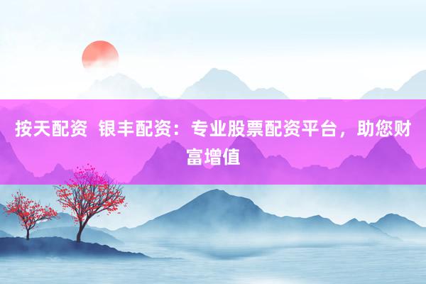 按天配资 银丰配资:专业股票配资平台,助您财富增值