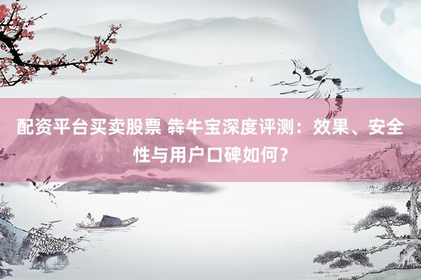 配资平台买卖股票 犇牛宝深度评测:效果、安全性与用户口碑如何?